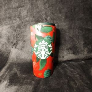 Starbucks 2019 Holiday Red Christmas Ceramic Travel Tumbler Mug *New*